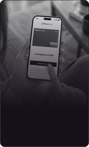 Activating a digital card on a phone
